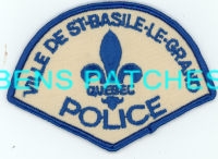 CANADA,QUEBEC,ST BASILE LE GRAND POLICE 1